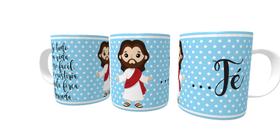 Caneca religiosa católica Jesus Fé
