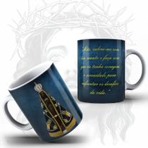 Caneca Religiosa Mãe Cubra-me Com Teu Manto Filho Jesus Deus- MEGA OFERTA!