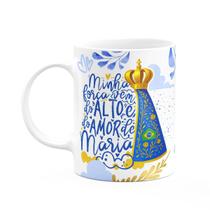 Caneca Religiosa N.S Aparecida - Minha força vem do alto Caneca Religiosa N.S Aparecida - Minha força vem do alto