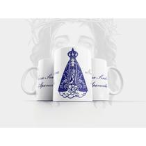 Caneca Religiosa Nossa Senhora Aparecida, Nossa Mãe Filho Jesus Deus - MEGA OFERTA!