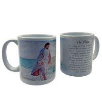 Caneca Religiosa Oração Pai Nosso Porcelana