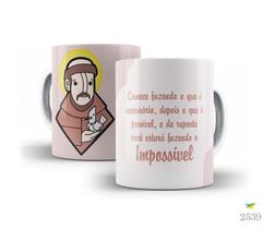Caneca Religiosa, São Francisco de Assis Caneca Religiosa, São Francisco de Assis