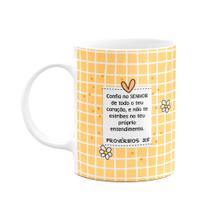 Caneca Religiosa Versículos - Provérbios 3:5 - 325ml Caneca Religiosa Versículos - Provérbios 3:5 - 325ml