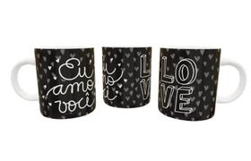 Caneca Repúlica I Love You preta