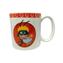 Caneca reta 300ML Branco/Laranja - Naruto Uzumaki