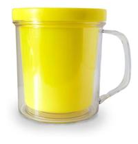 Caneca rosqueável 300ml - amarela Caneca rosqueável 300ml - amarela