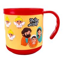 Caneca Sagrada Família Natal Copo Natalino Emborrachado 200ml Caneca Sagrada Família Natal Copo Natalino Emborrachado 200ml