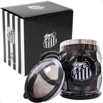 Caneca Santos Térmica Com Tampa Preta 500ml Ref. QH021AZ4B Caneca Santos Térmica Com Tampa Preta 500ml Ref. QH021AZ4B