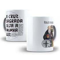Caneca São Bento Católica Gospel Porcelana Personalizada 2 Caneca São Bento Católica Gospel Porcelana Personalizada 2