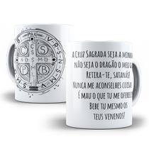 Caneca São Bento Católica Gospel Porcelana Personalizada 4 Caneca São Bento Católica Gospel Porcelana Personalizada 4