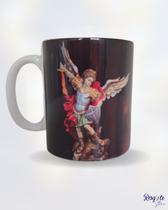 Caneca São Miguel Arcanjo- porcelana 220ml