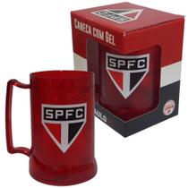 Caneca São Paulo Gel Congelante 400 Ml Escudo Oficial Spfc