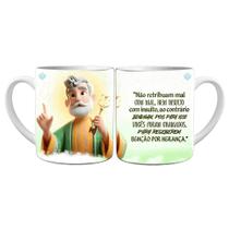 Caneca São Pedro Fé, Sabedoria e Benção Descrição Principal: