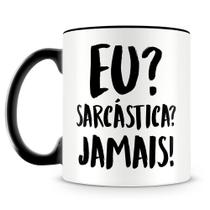 Caneca Sarcástica Personalizada com Frase Engraçada - 325ml
