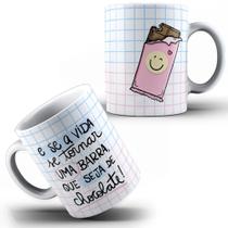 Caneca Se A Vida Se Tornar Uma Barra Que Seja De Chocolate Feliz Páscoa Porcelana MEGA OFERTA! Caneca Se A Vida Se Tornar Uma Barra Que Seja De Chocolate Feliz Páscoa Porcelana MEGA OFERTA!