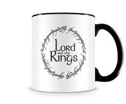 Caneca Senhor do Anéis Preta Caneca Senhor do Anéis Preta