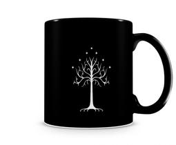 Caneca senhor dos anéis árvore de Gondor Preta Caneca senhor dos anéis árvore de Gondor Preta