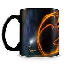 Caneca senhor dos anéis Gandalf vs Balrog Preta Caneca senhor dos anéis Gandalf vs Balrog Preta