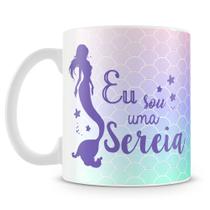 Caneca Sereia Personalizada de Porcelana - Mod.1