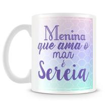 Caneca Sereia Personalizada de Porcelana - Mod.2