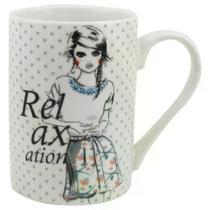 Caneca She em new bone china 320ml cor branca - Dynasty Caneca She em new bone china 320ml cor branca - Dynasty