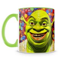 Caneca Shrek 3D em Cerâmica Premium - 325ml