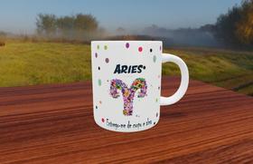 Caneca Signo Aquário Áries