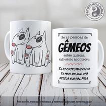 Caneca - Signo Gêmeos - PET BICHO ANIMAL