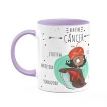 Caneca Signos Cartoon - Ela é de Câncer - B-lilac - M2 Caneca Signos Cartoon - Ela é de Câncer - B-lilac - M2