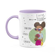 Caneca Signos Cartoon - Ela é de Touro - B-lilac - M2 Caneca Signos Cartoon - Ela é de Touro - B-lilac - M2