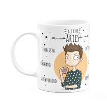 Caneca Signos Cartoon - Ele é de Áries - 325ml Caneca Signos Cartoon - Ele é de Áries - 325ml