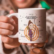 Caneca Signos -Ela é de Sagitário