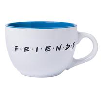 Caneca Silver Buffalo Friends Doodle Logo Soup 710ml em cerâmica Caneca Silver Buffalo Friends Doodle Logo Soup 710ml em cerâmica