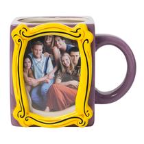 Caneca Silver Buffalo Friends in Frame esculpida em 3D 600 ml Caneca Silver Buffalo Friends in Frame esculpida em 3D 600 ml