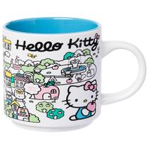 Caneca Silver Buffalo Hello Kitty Destination Neighborhood 390ml Caneca Silver Buffalo Hello Kitty Destination Neighborhood 390ml