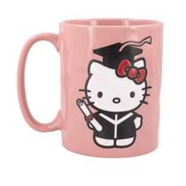 Caneca Silver Buffalo Hello Kitty Graduation 500 ml de cerâmica Caneca Silver Buffalo Hello Kitty Graduation 500 ml de cerâmica