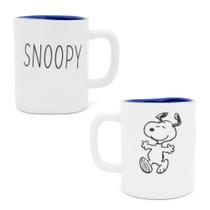 Caneca Silver Buffalo Peanuts Snoopy Ceramic Pottery 750 ml