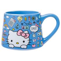 Caneca Silver Buffalo Sanrio Hello Kitty Back to School 400ml