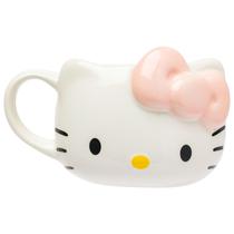 Caneca Silver Buffalo Sanrio Hello Kitty Ceramic 600ml Rosa Claro Caneca Silver Buffalo Sanrio Hello Kitty Ceramic 600ml Rosa Claro