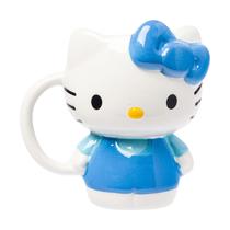Caneca Silver Buffalo Sanrio Hello Kitty Vestido azul de corpo inteiro Caneca Silver Buffalo Sanrio Hello Kitty Vestido azul de corpo inteiro