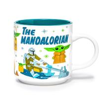 Caneca Silver Buffalo Star Wars The Mandalorian Grogu 390 ml Caneca Silver Buffalo Star Wars The Mandalorian Grogu 390 ml