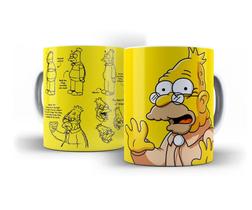 Caneca Simpsons Vovô - Dullugui