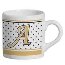 Caneca Small Alfabeto Poá Branco 180ml Caneca Small Alfabeto Poá Branco 180ml