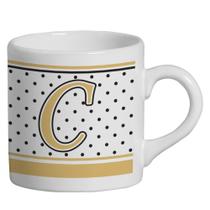 Caneca Small Alfabeto Poá Branco 180ml Caneca Small Alfabeto Poá Branco 180ml