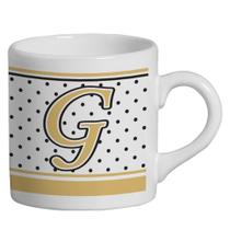 Caneca Small Alfabeto Poá Branco 180ml Caneca Small Alfabeto Poá Branco 180ml