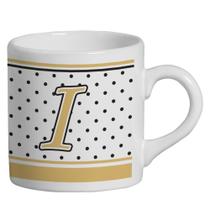 Caneca Small Alfabeto Poá Branco 180ml Caneca Small Alfabeto Poá Branco 180ml