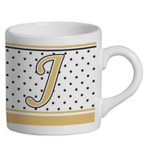 Caneca Small Alfabeto Poá Branco 180ml Caneca Small Alfabeto Poá Branco 180ml