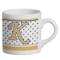 Caneca Small Alfabeto Poá Branco 180ml Caneca Small Alfabeto Poá Branco 180ml