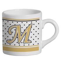 Caneca Small Alfabeto Poá Branco 180ml Caneca Small Alfabeto Poá Branco 180ml