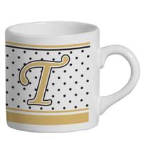 Caneca Small Alfabeto Poá Branco 180ml Caneca Small Alfabeto Poá Branco 180ml